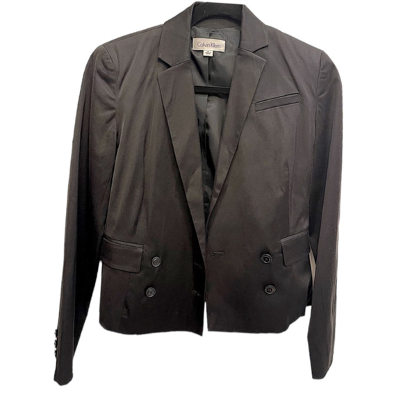 Calvin Klein Blazer Black Size 4 - Picture 1 of 8